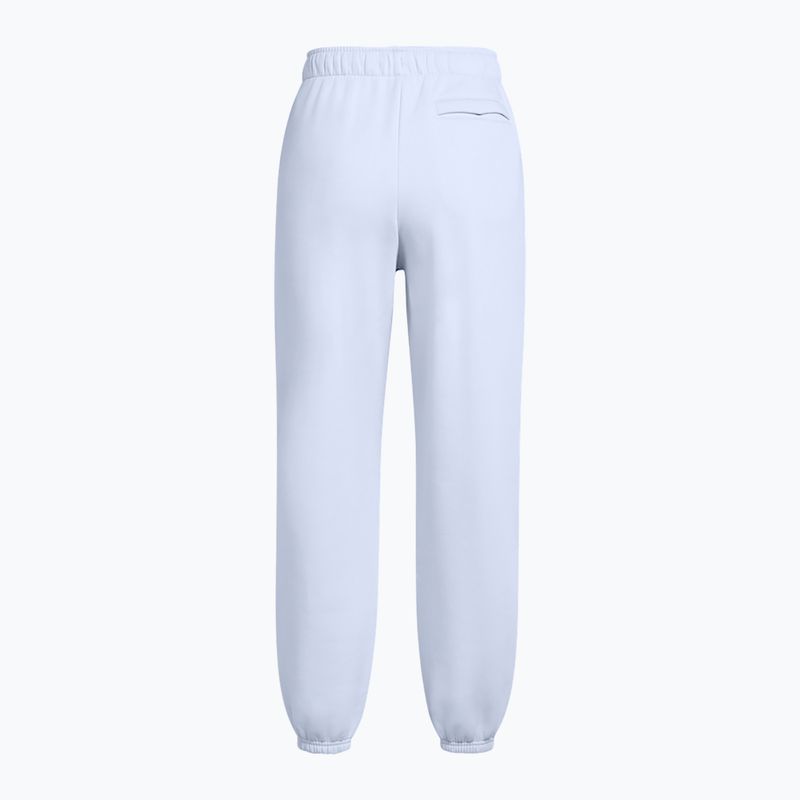 Pantaloni pentru femei Under Armour Icon Fleece Oversized Wordmark nimbus blue/nimbus blue 6