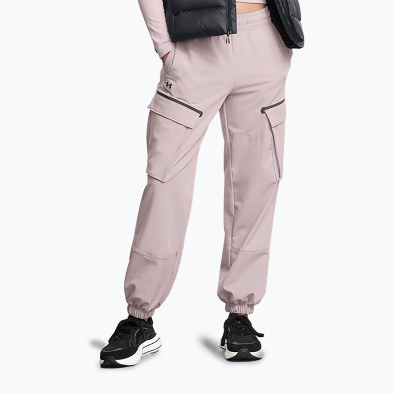 Pantaloni pentru femei Under Armour Unstoppable Cargo tetra grey / black