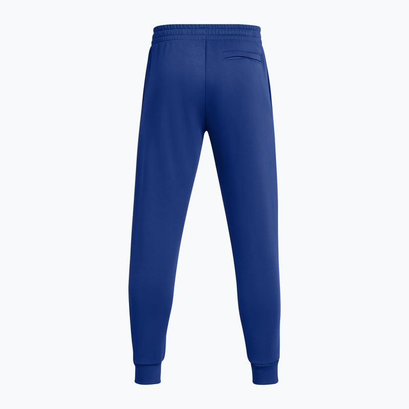 Pantaloni pentru bărbați Under Armour Rival Fleece Joggers tech blue/white 6