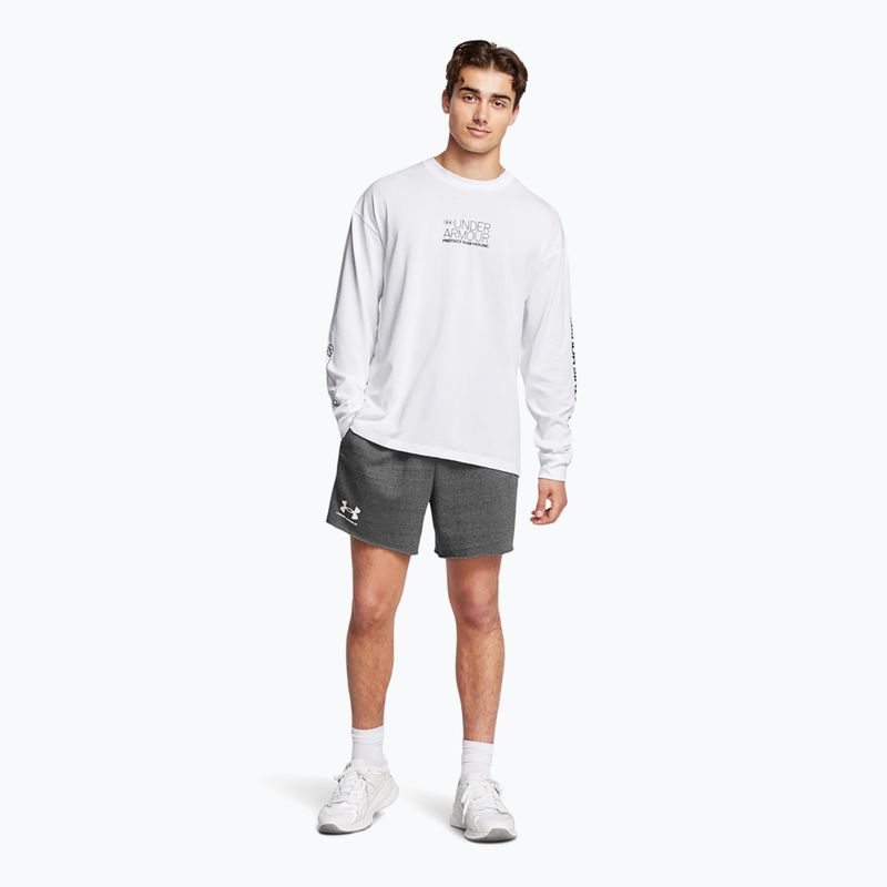 Pantaloni scurți pentru bărbați Under Armour Rival Terry 6in castlerock/onyx white 2
