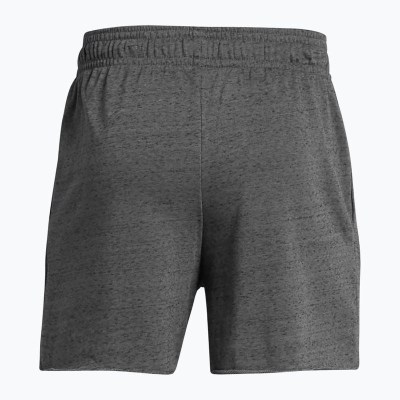 Pantaloni scurți pentru bărbați Under Armour Rival Terry 6in castlerock/onyx white 6