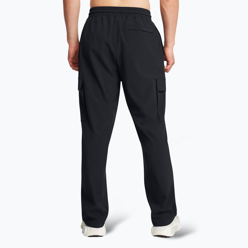 Pantaloni pentru bărbați Under Armour Vibe Woven Cargo black/white 3