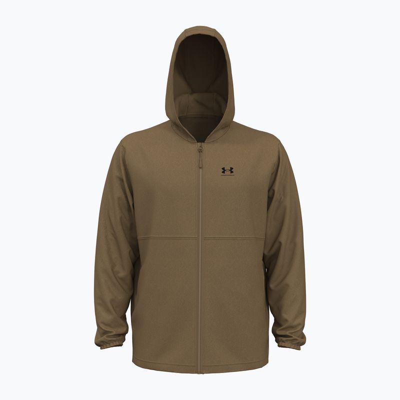 Geacă de antrenament pentru bărbați Under Armour Vibe Woven Windbreaker coyote/black