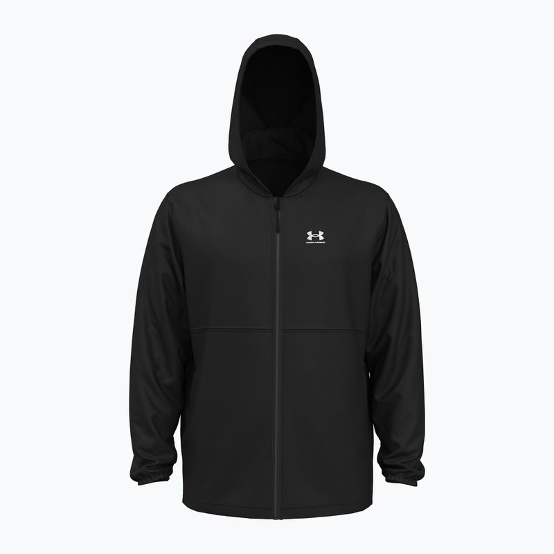Geacă de antrenament pentru bărbați Under Armour Vibe Woven Windbreaker black/white