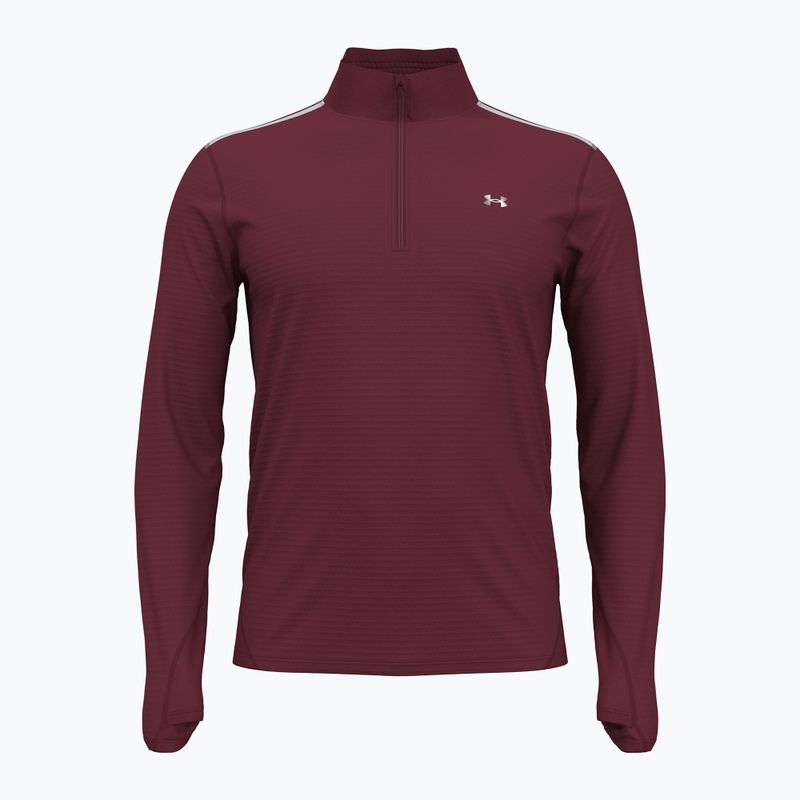 Bluză de alergare pentru bărbați Under Armour Vanish CW 1/4 Zip cardinal/reflective