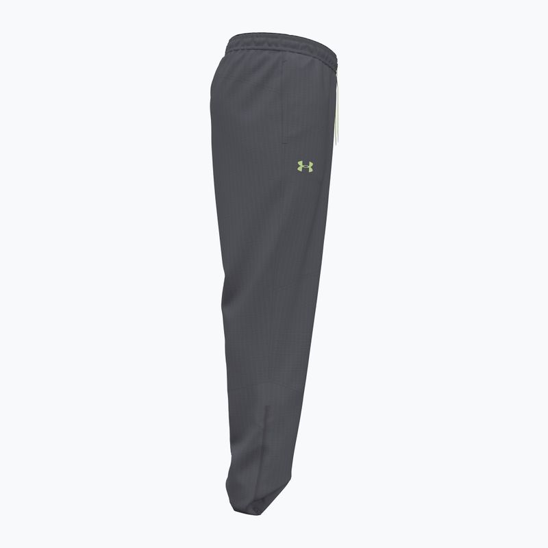 Pantaloni pentru bărbați  Under Armour Legacy Windbreaker castlerock / morph green 3