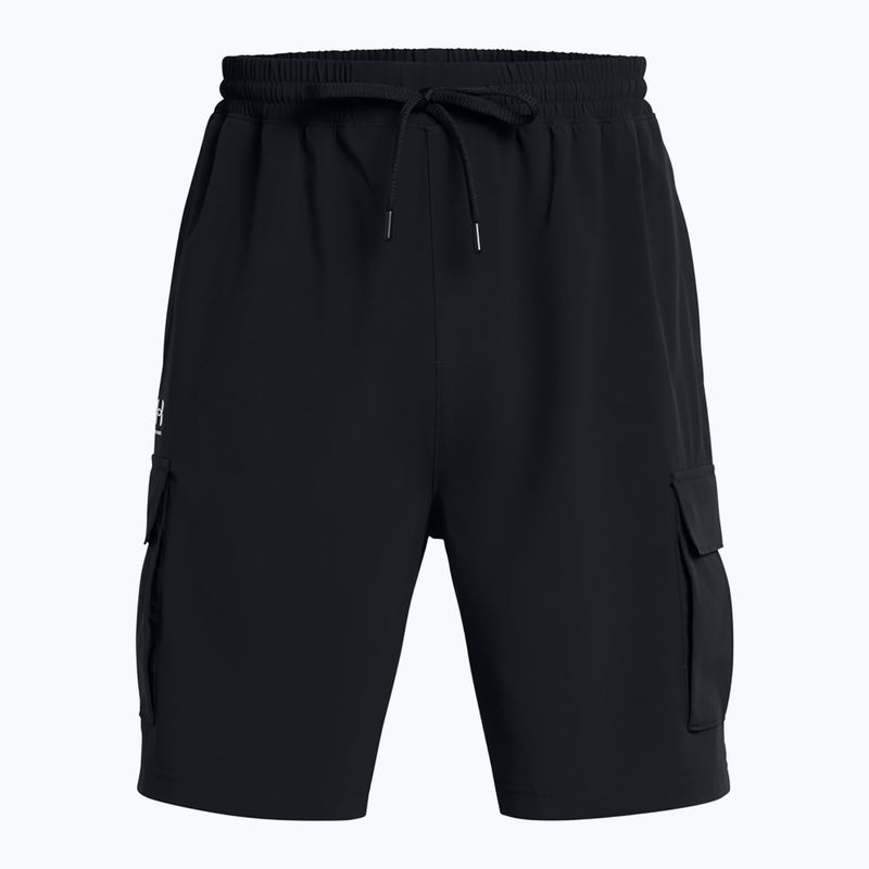 Pantaloni scurți de antrenament pentru bărbați Under Armour Vibe Woven Cargo black/white