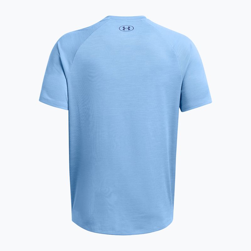 Tricou de antrenament pentru bărbați Under Armour Tech Textured horizon blue/tech blue 2