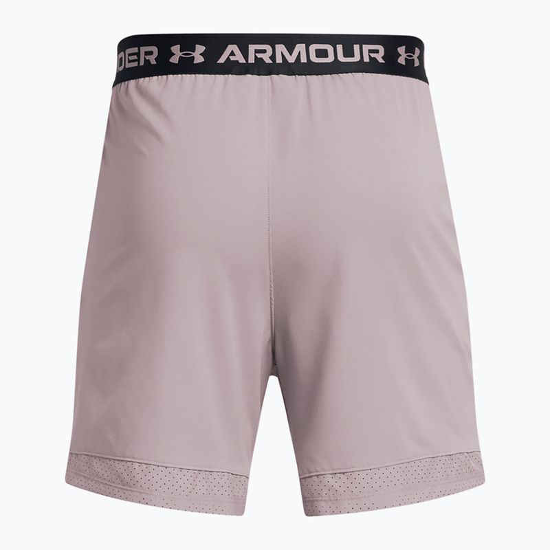 Pantaloni scurți de antrenament pentru bărbați Under Armour UA Vanish Woven 6in tetra gray/black 6