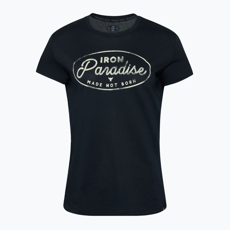 Tricou de antrenament pentru femei Under Armour Project Rock HW black/silt