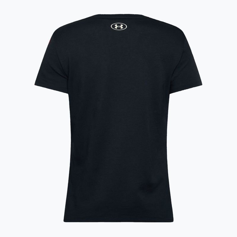 Tricou de antrenament pentru femei Under Armour Project Rock HW black/silt 2