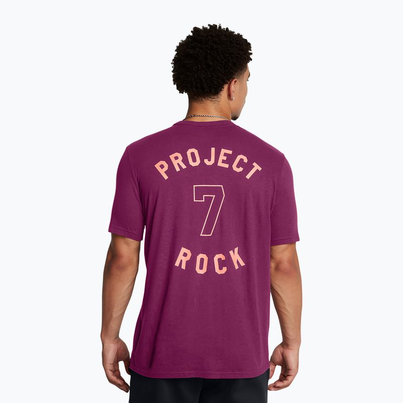 Tricou pentru bărbați Under Armour Project Rock 7 purple 2