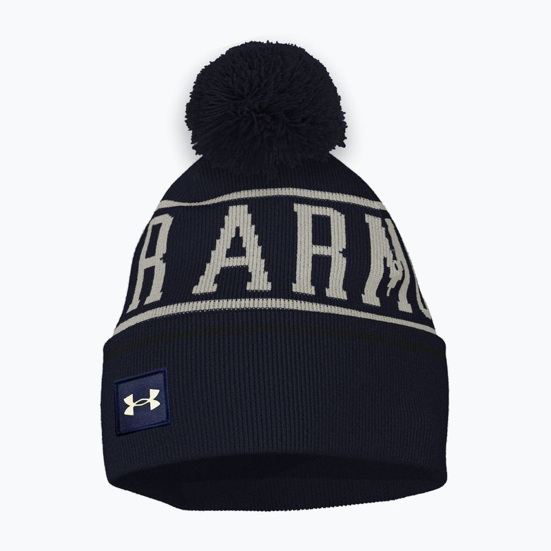 Căciulă de iarnă pentru bărbați Under Armour Halftime Pom Beanie midnight navy/summit white 3