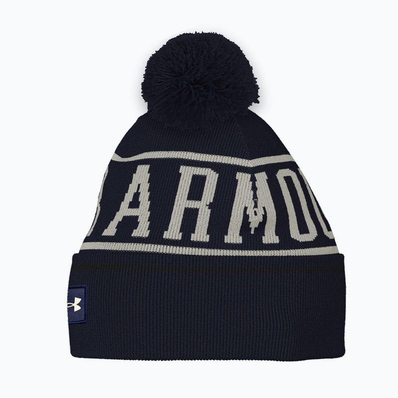 Căciulă de iarnă pentru bărbați Under Armour Halftime Pom Beanie midnight navy/summit white 4
