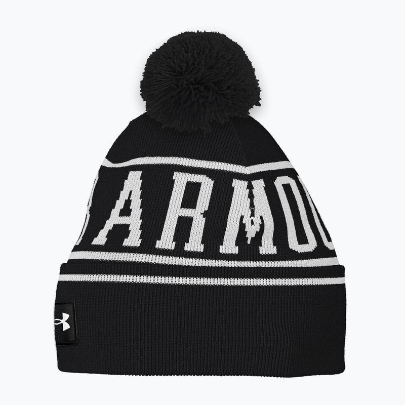 Căciulă de iarnă pentru bărbați Under Armour Halftime Pom Beanie black/white/white 4