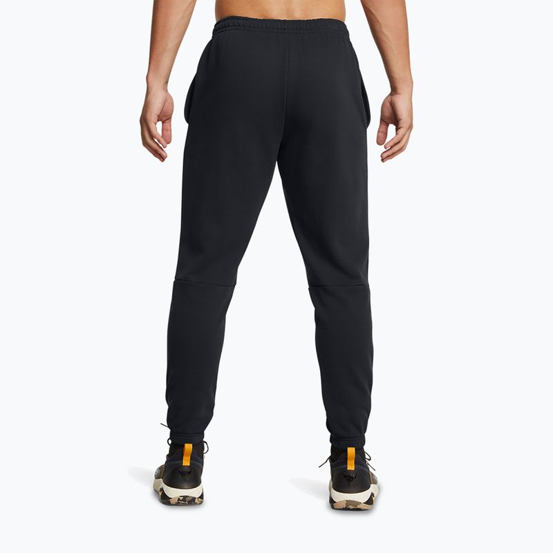 Pantaloni de antrenament pentru bărbați Under Armour Project Rock Heavyweight Tools Of The Trade black/silt 3