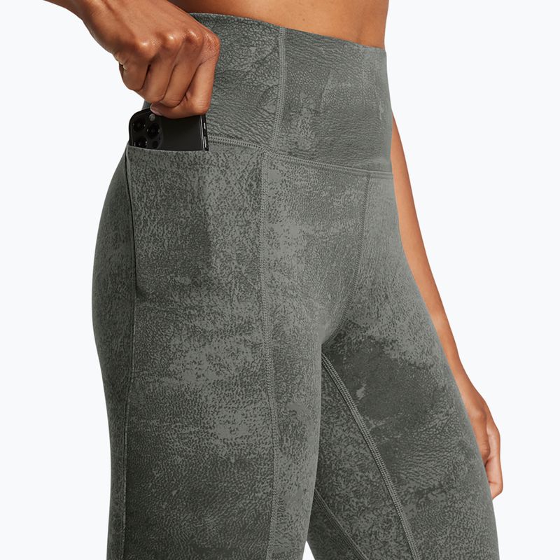 Colanți de antrenament pentru femei Under Armour Project Rock clay green / silt 4