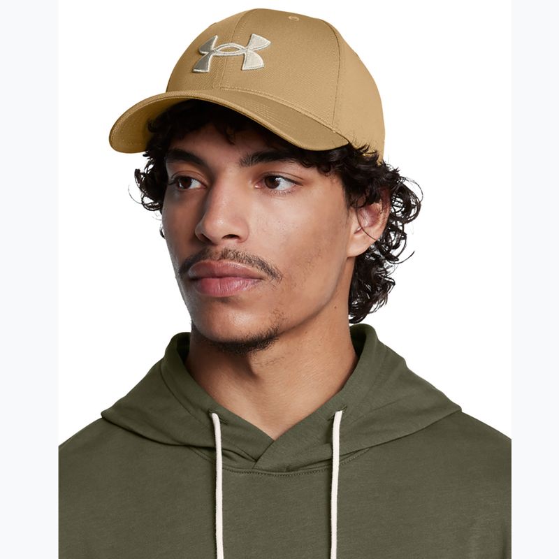 Șapcă pentru bărbați Under Armour Blitzing Adj camel/summit white 3