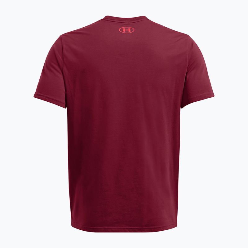 Tricou de antrenament pentru bărbați  Under Armour GL Foundation Update cardinal/racer red 2