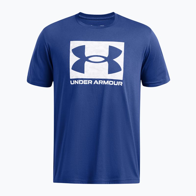 Tricou de antrenament pentru bărbați  Under Armour ABC Camo Boxed Logo tech blue/white 3