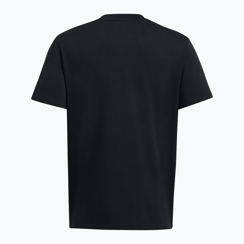 Tricou pentru bărbați Under Armour HW Armour Label black/black/black 2