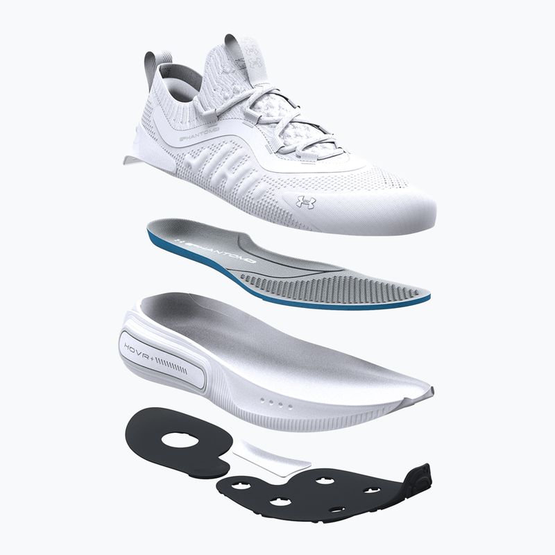 Încălțăminte damă Under Armour Phantom 4 alb/gri halo/alb 8