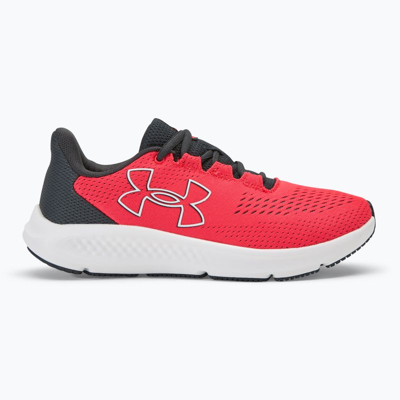 Under Armour Charged Pursuit 3 Big Logo racer red/anthracite/white pantofi de alergare pentru femei 2