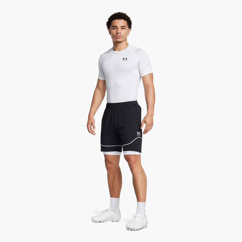 Pantaloni scurți de fotbal pentru bărbați Under Armour Challenger Pro Train black / white 2