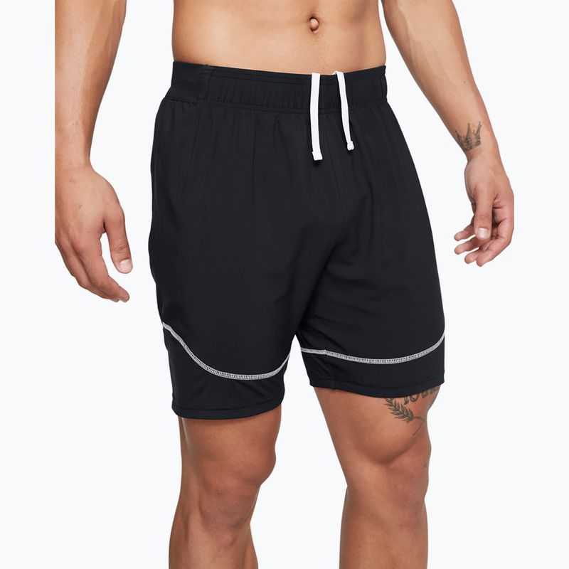 Pantaloni scurți de fotbal pentru bărbați Under Armour Challenger Pro Train black / white 4