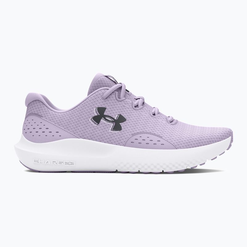 Under Armour Charged Surge 4 pantofi de alergare pentru femei violet sare/violet sare/negru 2