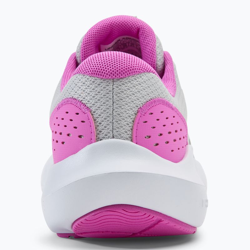 Under Armour Charged Surge 4 halo gri/vivid magenta/vivid magenta pantofi de alergare pentru femei 6