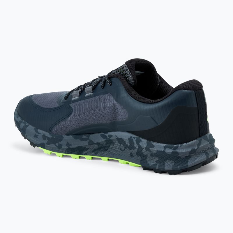 Under Armour Charged Bandit Trail 3 pantofi de alergare pentru bărbați casterock/antracite/high vis galben 3