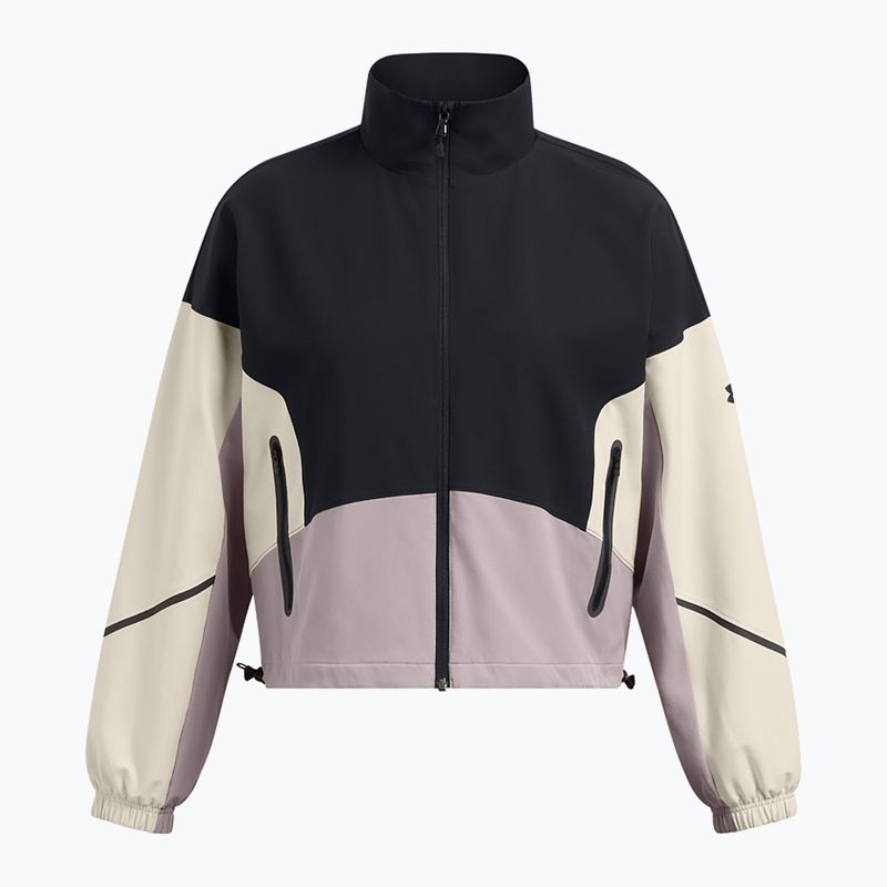 Jacheta pentru femei Under Armour Unstoppable negru/summit alb/tetra gri 5