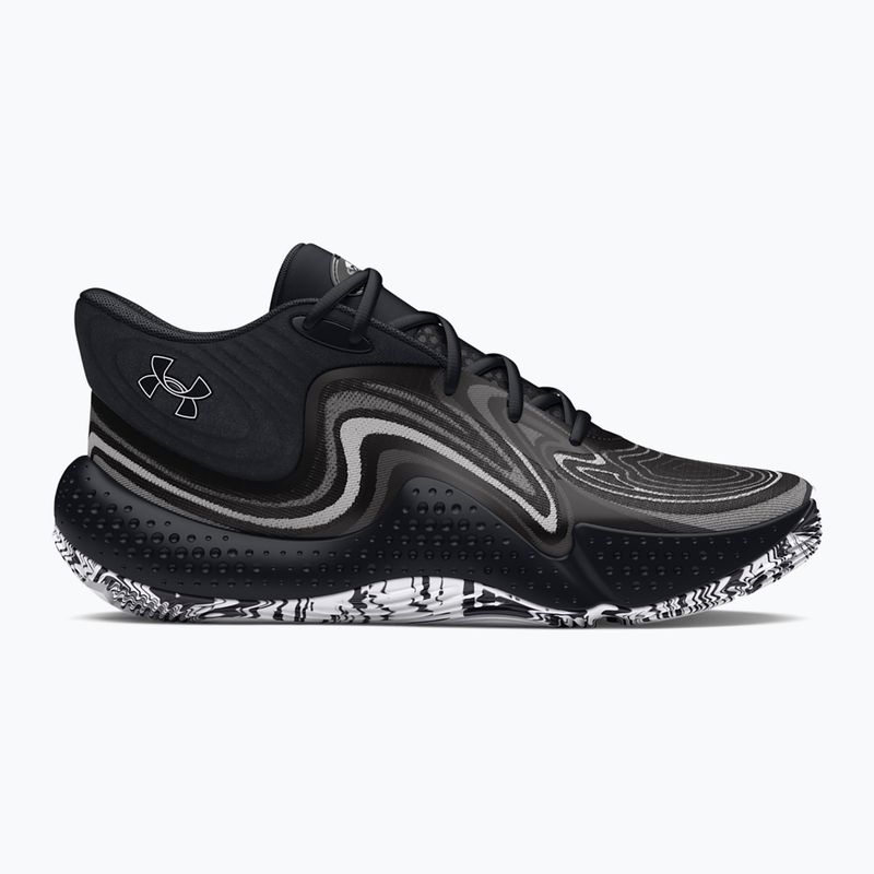 Încălțămitnte de baschet Under Armour Spawn 6 Mid black/distant gray/mod gray 2