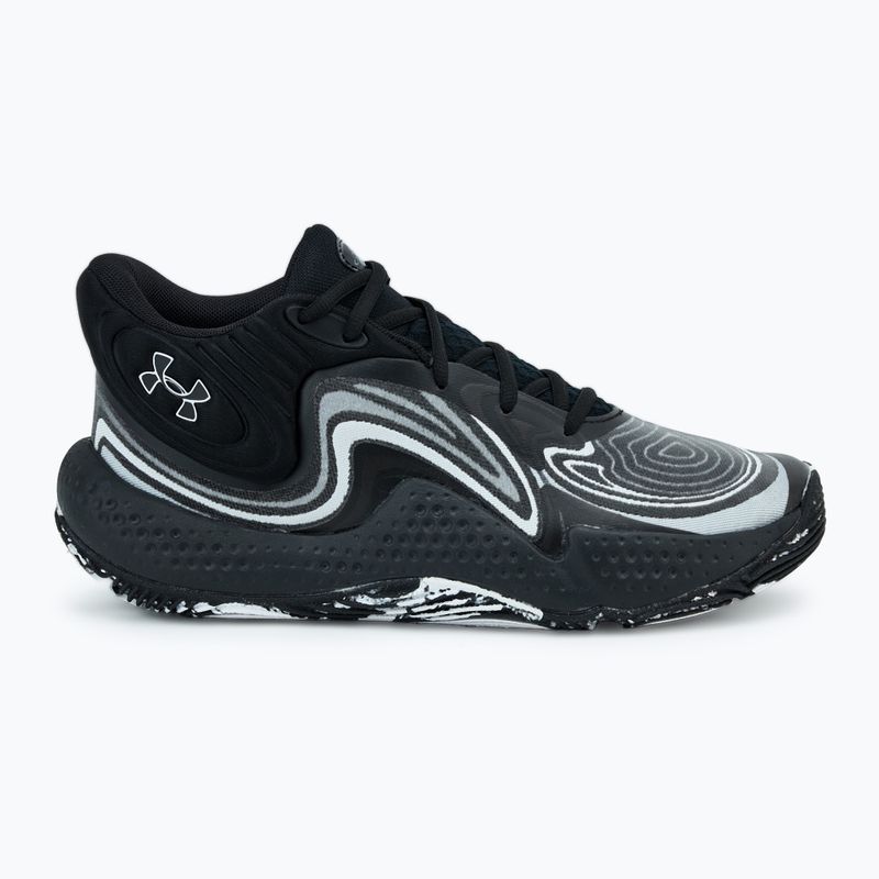 Încălțămitnte de baschet Under Armour Spawn 6 Mid black/distant gray/mod gray 2
