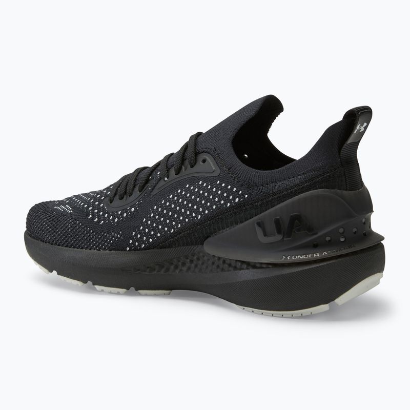 Pantofi de alergare pentru bărbați Under Armour Shift negru/alb/alb 3