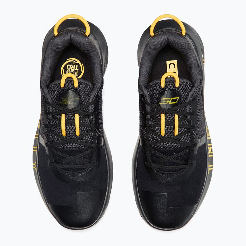 Încălțăminte Under Armour Curry 6 Flotro TC black/yellow 4