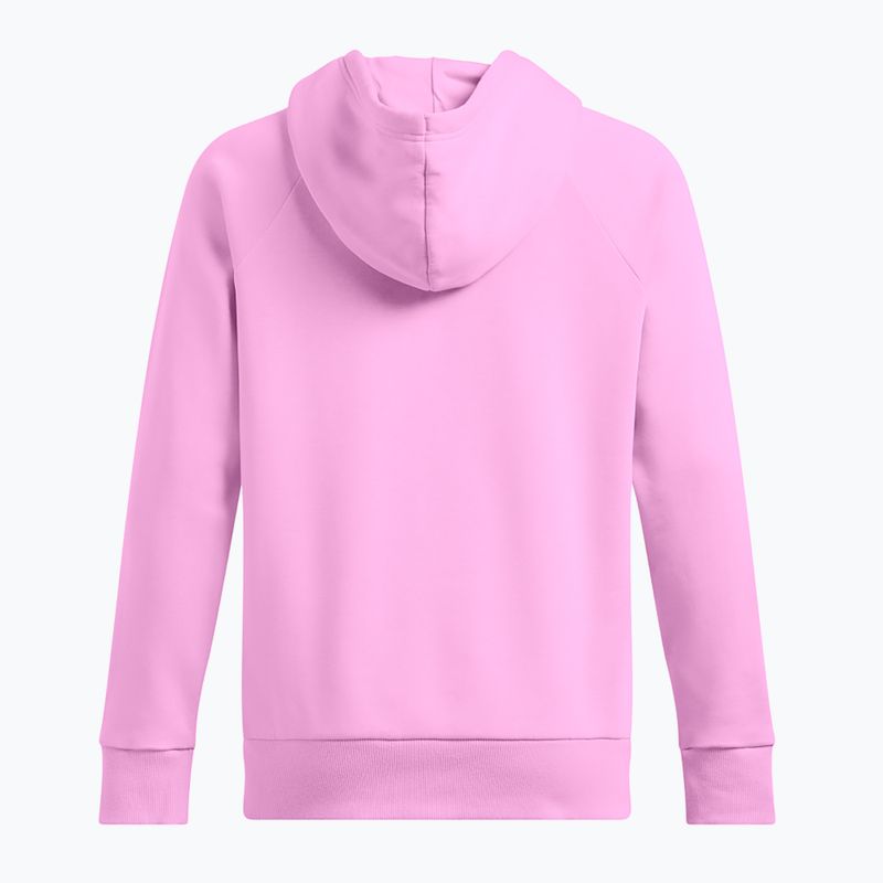 Bluză pentru femei  Under Armour Rival Fleece Big Logo Hoody stellar pink/white 2