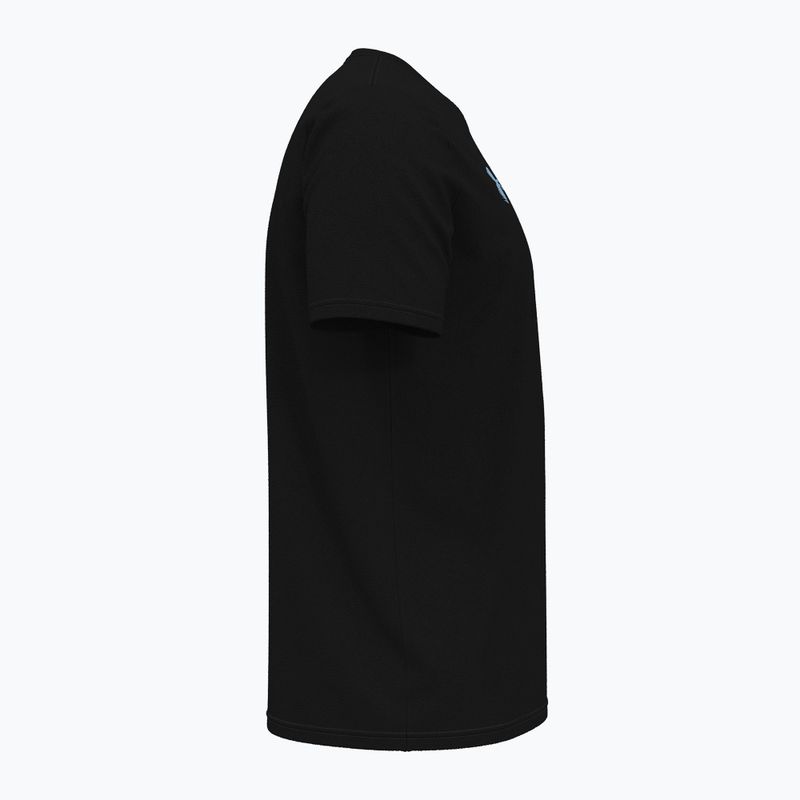 Tricou de antrenament pentru bărbați Under Armour Sliced Wordmark 60/40S black/horizon blue 3