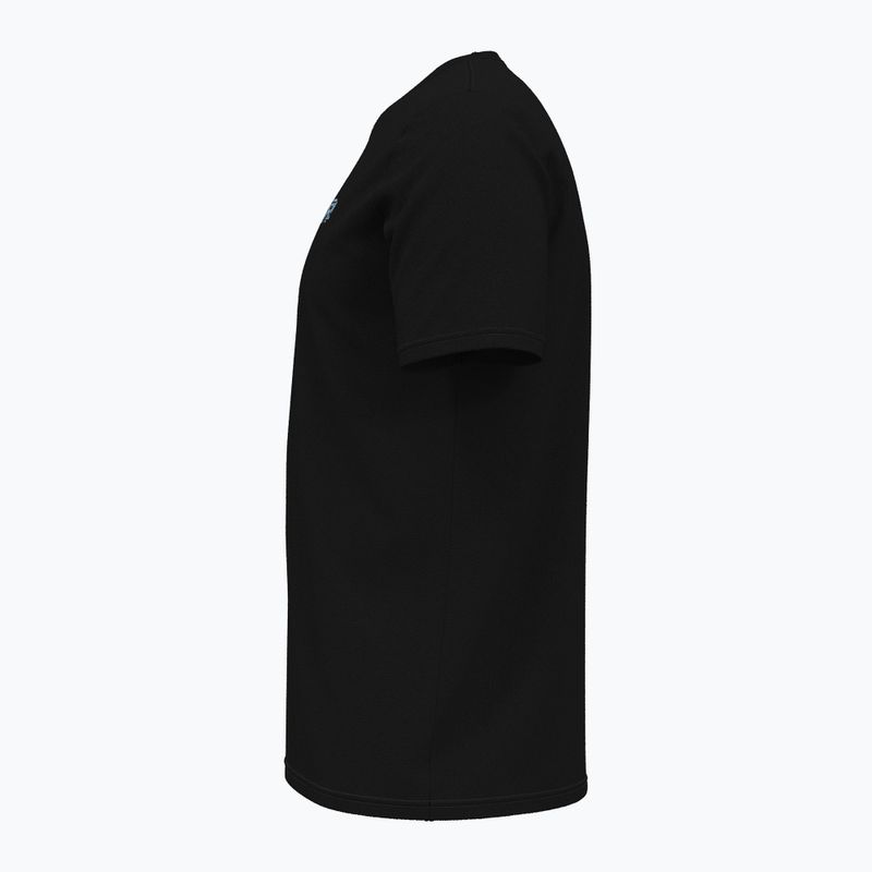 Tricou de antrenament pentru bărbați Under Armour Sliced Wordmark 60/40S black/horizon blue 4