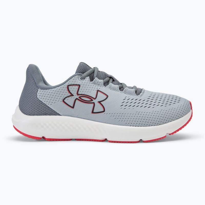 Under Armour Charged Pursuit 3 Big Logo mod gri/titan gri/negru pantofi de alergare pentru bărbați 2