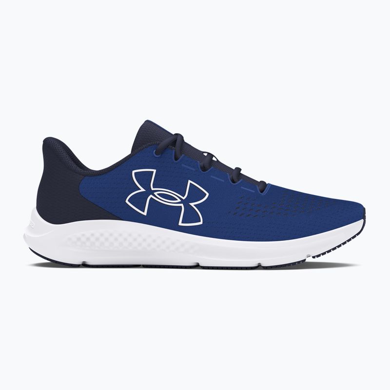 Pantofi de alergare Under Armour Charged Pursuit 3 Big Logo tech blue/midnight navy/white pentru bărbați 9