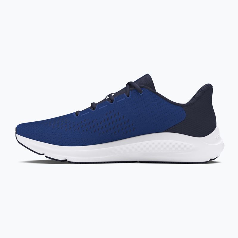 Pantofi de alergare Under Armour Charged Pursuit 3 Big Logo tech blue/midnight navy/white pentru bărbați 10