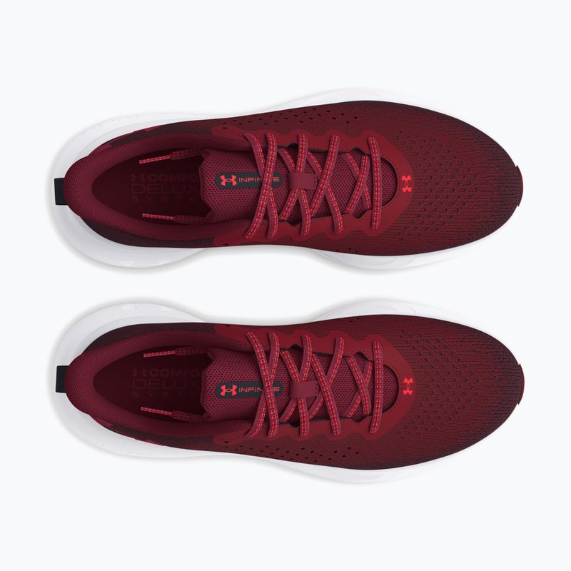 Under Armour Infinite cardinal/negru/racer roșu pantofi de alergare pentru bărbați 4