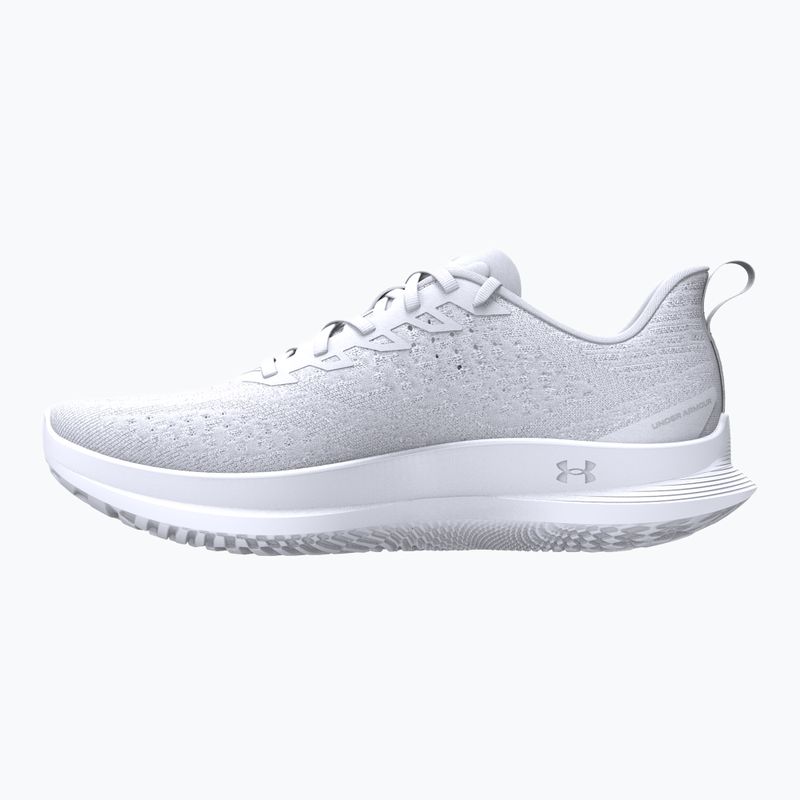 Pantofi de alergare bărbați Under Armour Velociti 4 alb/alb/alb 3