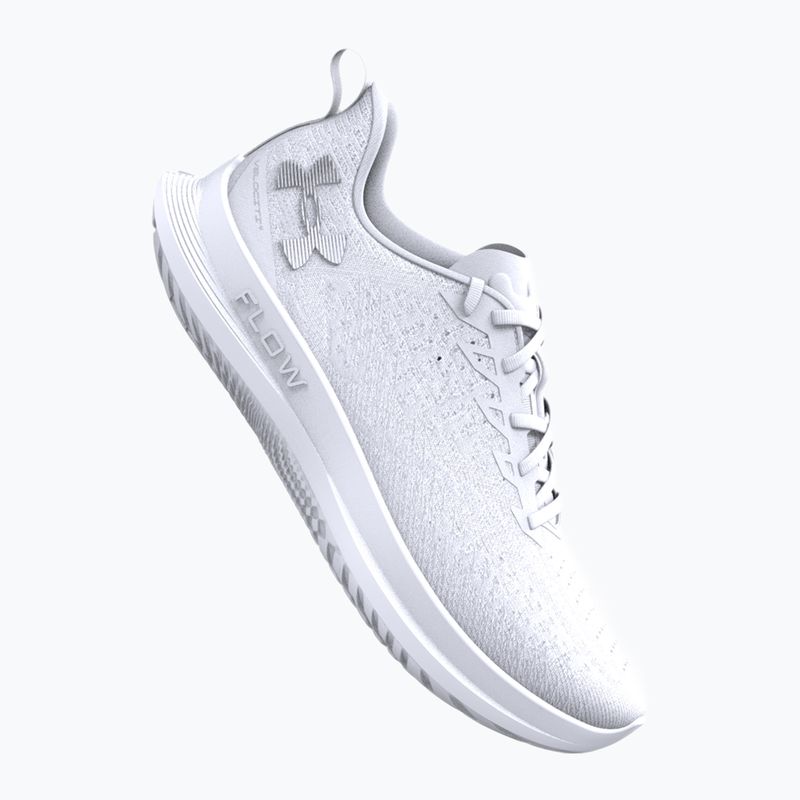 Pantofi de alergare bărbați Under Armour Velociti 4 alb/alb/alb 4