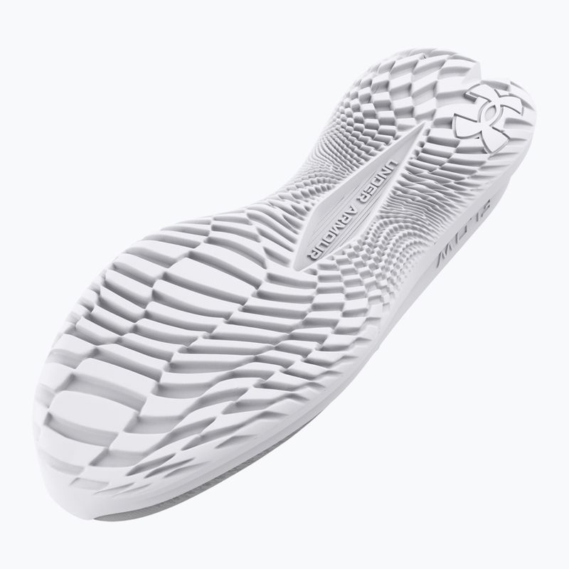 Under Armour Velociti 4 halo gri/racer red/white pantofi de alergare pentru bărbați 5