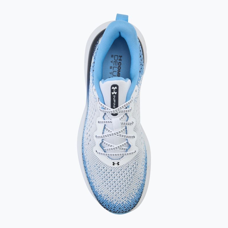 Pantofi de alergare Under Armour Infinite white/midnight navy/white pentru bărbați 5