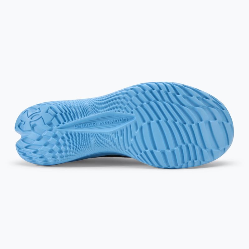 Under Armour Velociti 4 negru / albastru orizont / alb pantofi de alergare pentru bărbați 4