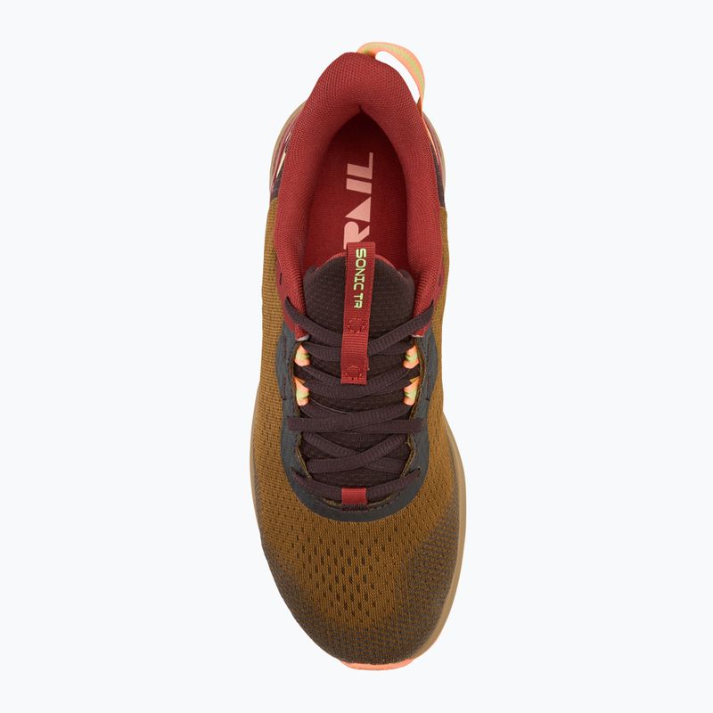 Under Armour Sonic Trail pantofi de alergare pentru bărbați coyote/earthen orange/flare orange 5